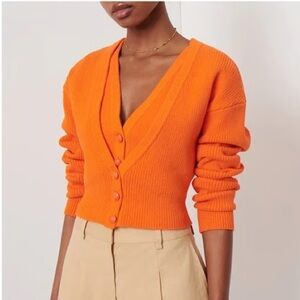 Derek Lam 10 Crosby Arden Double Layer Cardigan
